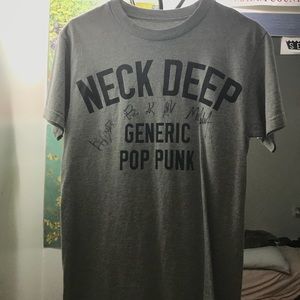 Neck Deep signed shirt